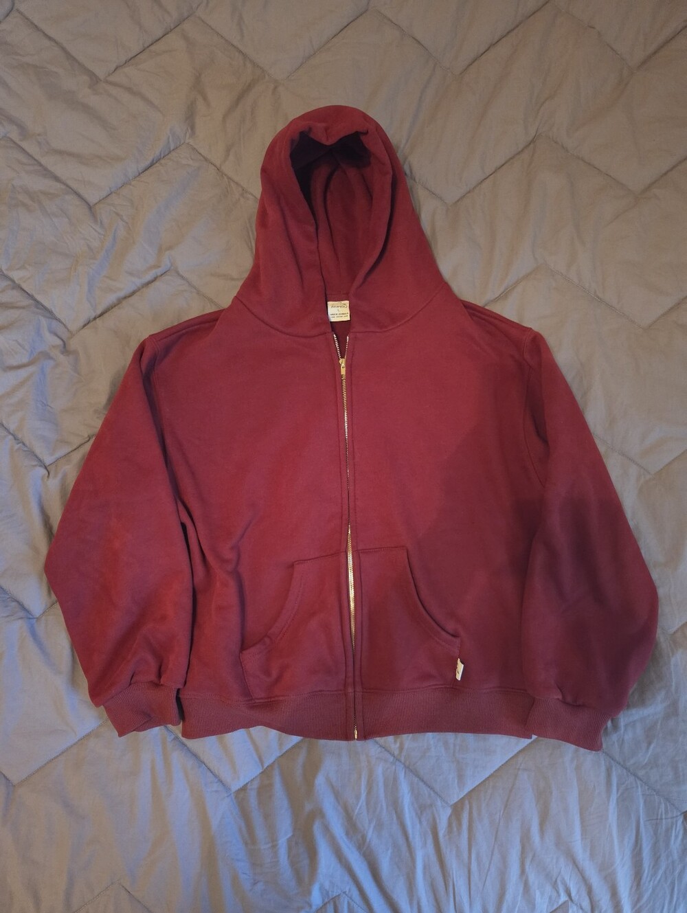 Burgundy AKIMBO CLUB Zip UP